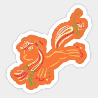 Tribal Pony - Rainbow Power Applejack Sticker